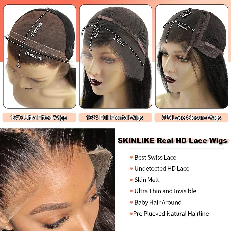 BEEOS 250% Highlight Wig Human Hair Curly 13x6 HD Lace Frontal Wig Water Wave Pre Plucked 5x5 HD Closure Wigs For Women Skinlike